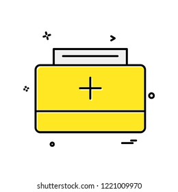 Medical icon design vector