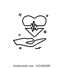 Medical icon design vector