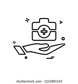 Medical icon design vector