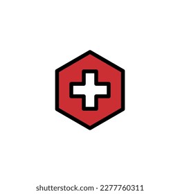 medical icon design vector logo