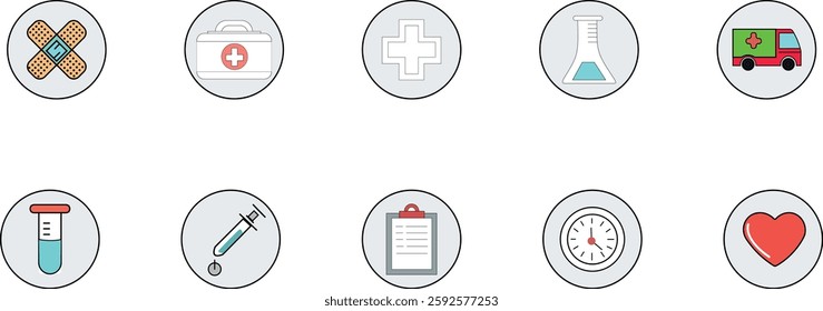 Medical Icon design Vector Set