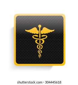 Medical icon design,yellow version,clean vector