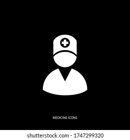 Medical Icon Doctor. Health Care. flat Style