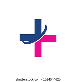 medical icon logo vector design