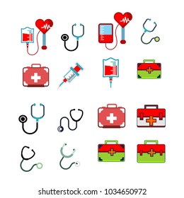 medical icon logo vector illustration