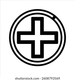 medical icon on white background