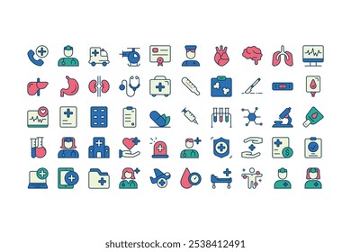 Medical Icon Pack Color Version