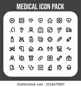 Medical Icon Pack Free Vector