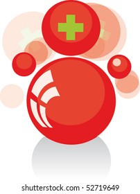Medical icon red
