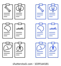 Medical icon set