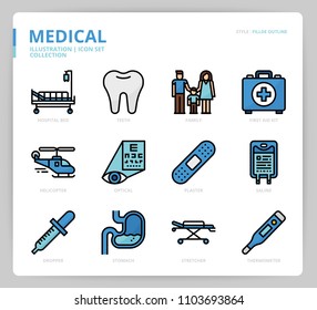 Medical icon set