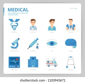 Medical icon set