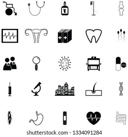 medical icon set