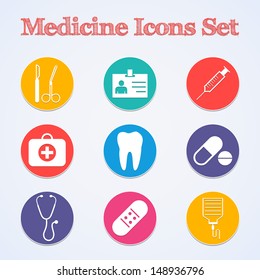Medical icon set