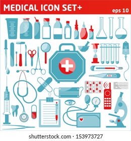 Medical icon set.