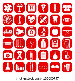 Medical icon set.