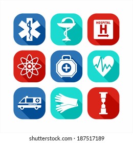 Medical icon set.