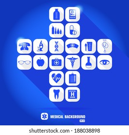 Medical icon set.