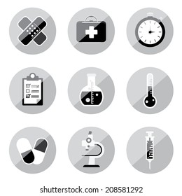 medical icon set