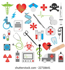 Medical icon set