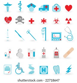 Medical icon set