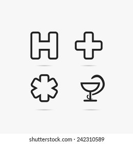 Medical icon set