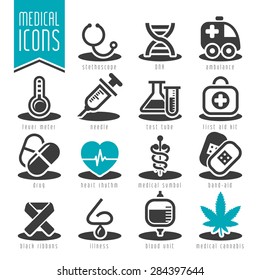 Medical icon set