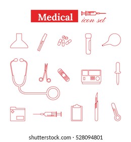 Medical icon set