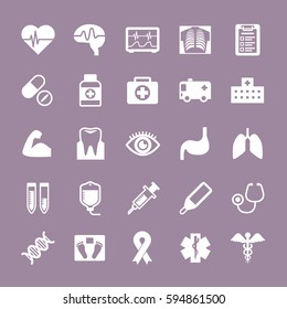 medical icon set