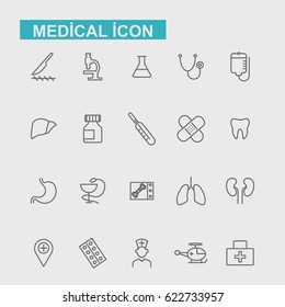 Medical icon set