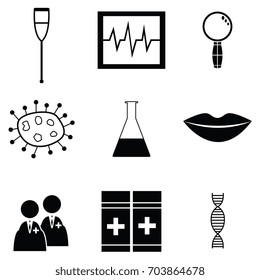 medical icon set