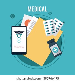 Medical icon set design