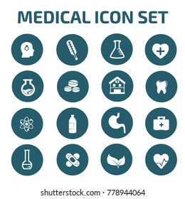 Medical icon set design,vector