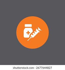 Medical icon set flat vector