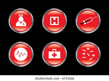 Medical icon set one.