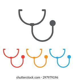 Medical icon set, Stethoscope