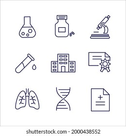 medical icon. medical set symbol vector elements for infographic web.