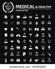 Medical icon set, vector