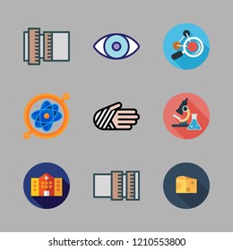 medical icon set. vector set about science, injury, molecule and products icons set.