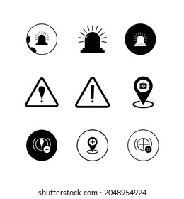Diseño vectorial de conjunto de iconos médicos.