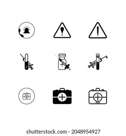 Medical icon set vector design.