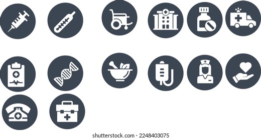 Medical Icon Set vector design