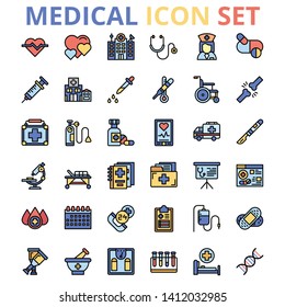 Medical Icon Set for your creative design
