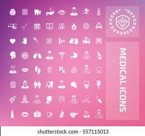 Medical icon set,clean vector