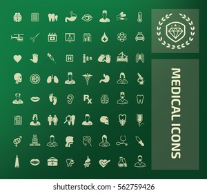 Medical icon set,clean vector