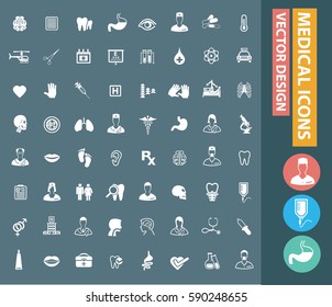 Medical icon set,clean vector