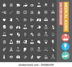 Medical icon set,clean vector