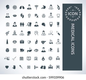 Medical icon set,clean vector