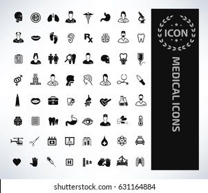 Medical icon set,clean vector