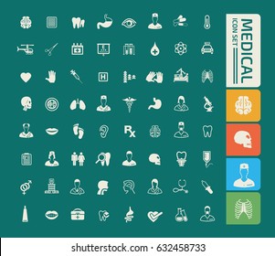 Medical icon set,clean vector